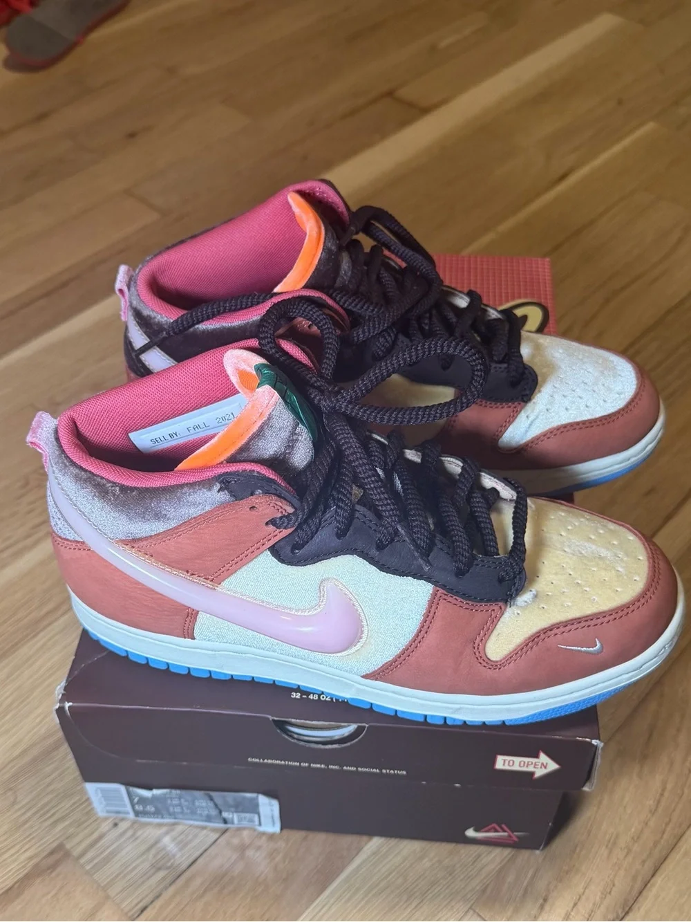 Social Status Free Lunch Chocolate Milk- Nike